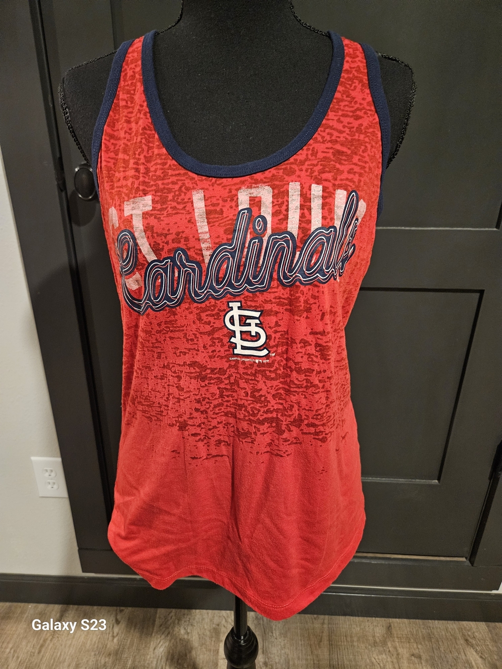 St. Louis Cardinals Women's Red Muscle Tank Top